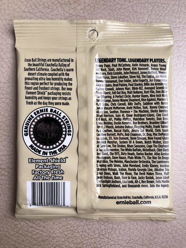 Encordado Ernie Ball Para Guitarra Acústica .10