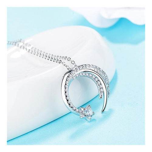 Imagen 3 de 6 de Collar De Abeto Chino Meteor Garden Para Mujer 925