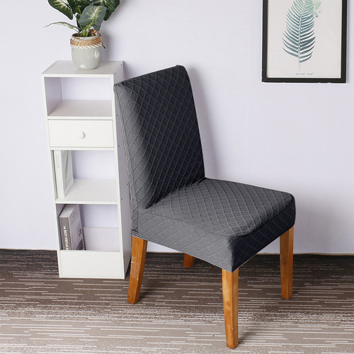Funda Elástica Para Silla De Comedor Con Celosía En Forma De