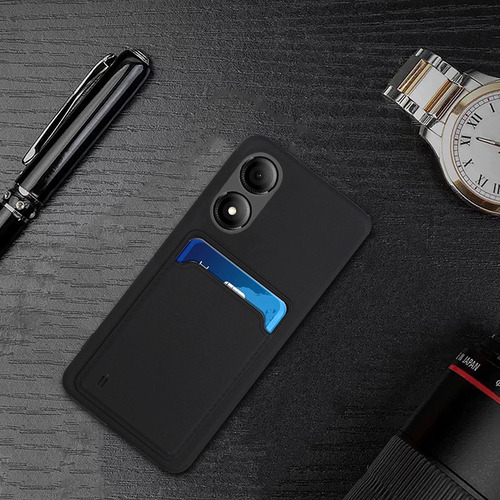Funda Para Zte Blade A33s Lujo Tarjeta Tener Vidrio Membrana