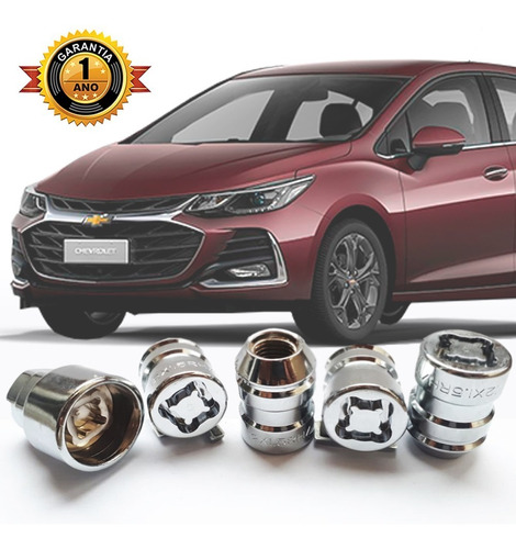 Trava Porca Antifurto Rodas Gm Cruze 2016 2017 2018 2019