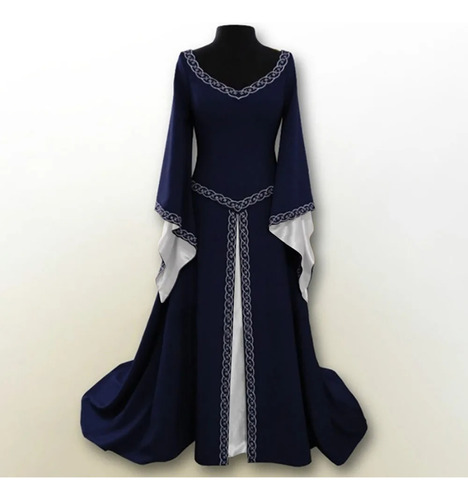 Vestido De Princesa Plus De Cosplay Medieval Palace Para Adu