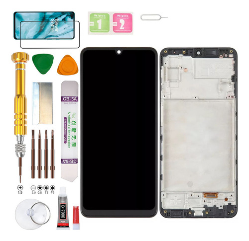Macro+Pantalla Para Samsung Galaxy M32 4G SM-M325FV, M325FV/DS, M325F/DS, M325F Gadget Troops (Incell)