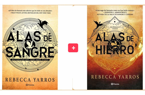 Alas De Sangre + Alas De Hierro Tapa Blanda Nuevos- Rebecca