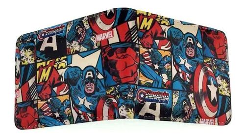 Billetera Capitán América Marvel Comic