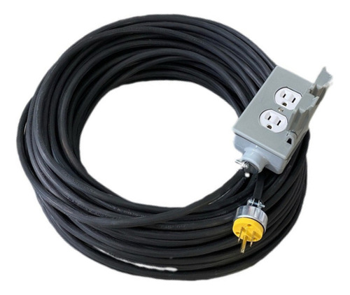 Extension Cable Uso Rudo 20m Calibre 10 Reforzada 100% Cobre