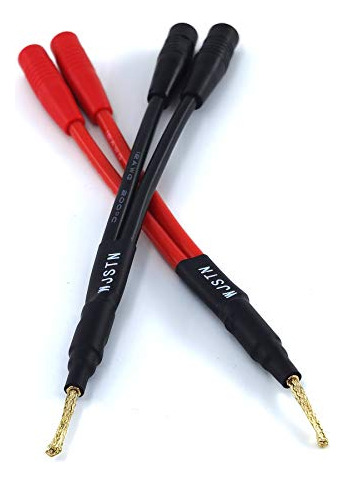 Adaptador De Enchufe Tipo Banana Wjstn Splitter 1m-2f, Paque