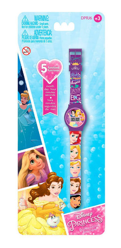 Imagen 3 de 5 de Reloj Digital Princesa Disney Original New Cod Dprj6 Bigshop