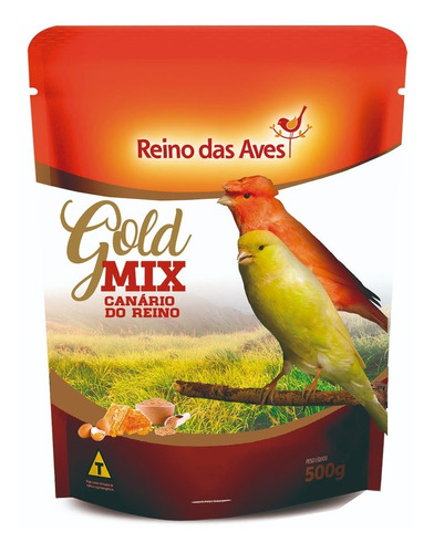 Canário Do Reino Gold Mix 500g - Reino Das Aves