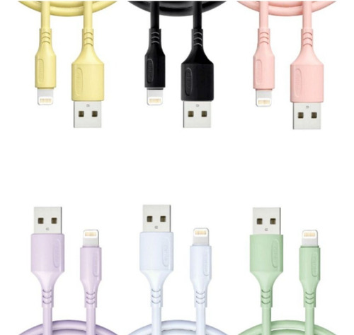 Cable Carga Rápida Usb A Lightning Datos Rudo 3 Metros 2.4a