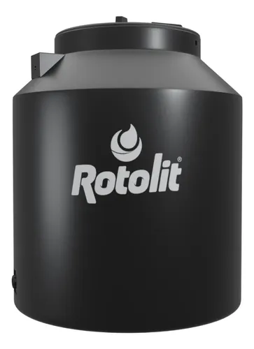 Tanque De Agua Rotolit Bicapa 500 L Negro Reforzado Exterior