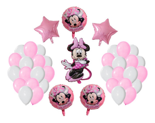 Globos Para Fiestas Cumpleaños Minnie Mouse