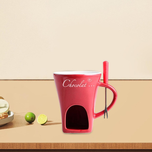 Taza Para Fondue, Taza Para Derretir Chocolate, Utensilios