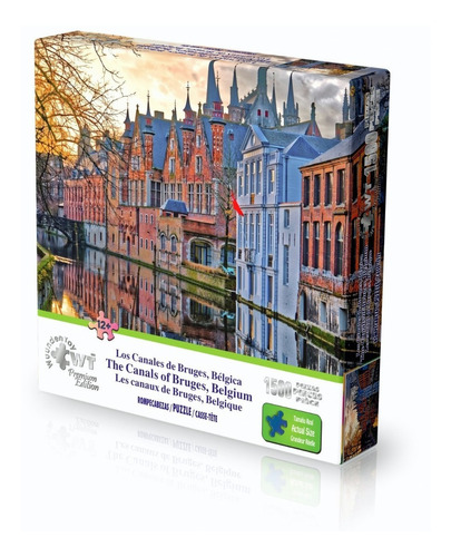 Rompecabez Premium Edition 1,500 Pzs, Tlos Canales De Bruges