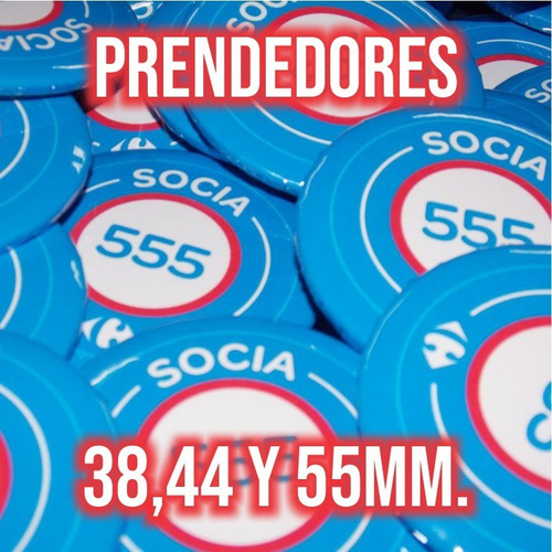 50 Pins Prendedores Personalizados 55mm. Promo Por Mayor