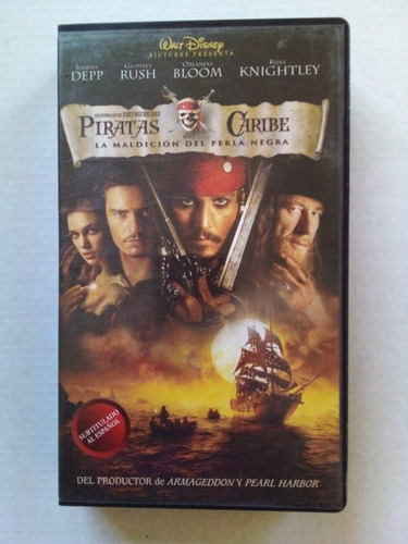 Piratas Del Caribe. La Maldición Del Perla - Vhs - U