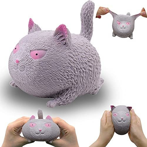 Divertido Y Lindo Gato En Forma De Bola Per  Fidget Jug...