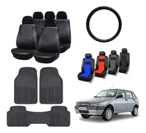 Comprar Fundas Cubre Asiento Fiat Uno + Alfombra 3p Pesada + Volante