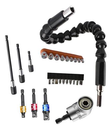 Kit De Broca De Extensión De Ángulo Flexible Para 27pcs