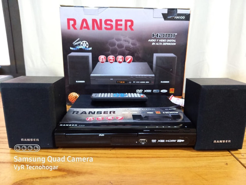 Reproductor Dvd Home Theater Cine Ranser 2.1 Usb Dvd Cd Ctas