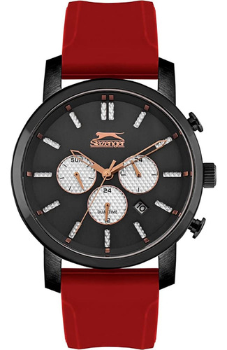 Reloj Slazenger Sl.09.6333.2.01 Para Caballero Color Rojo