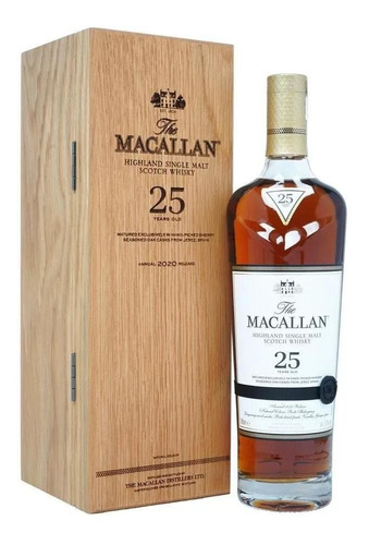 Whisky Macallan Highland Single Malt 25 Anos 700ml