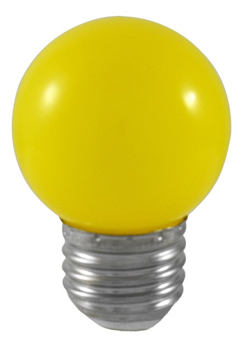 Bombillo Led Ping Pong Amarillo 1 Wat E 27 Discover L2035