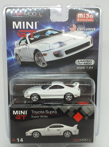 Mini Gt Toyota Supra Super White Mijo Exclusive 1:64