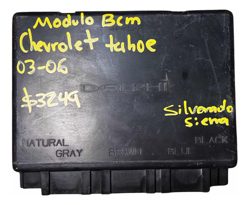 Módulo Bcm Chevrolet Tahoe 2003-2006 15136225