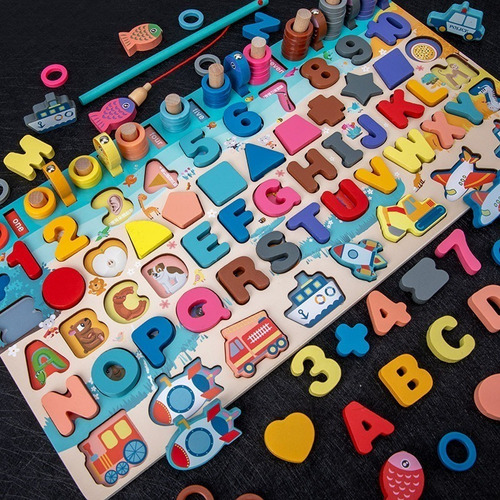 Tablero Educativo Letras Montessori Figuras De Números
