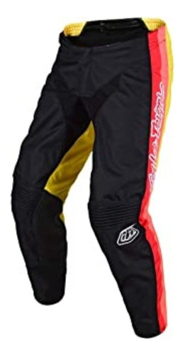 Pantalón Motocross Troy Lee Offroad Premix 86 Black/yellow 