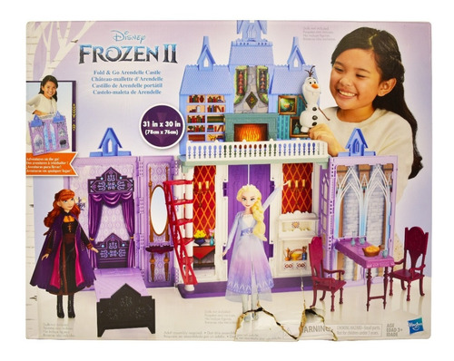 Castillo De Arendelle Portátil Desplegable Frozen Hasbro Cd