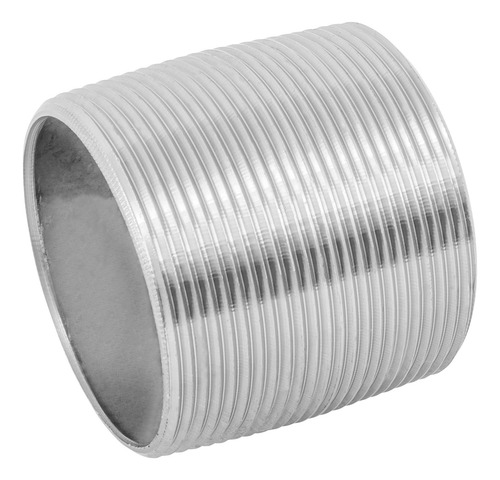 Niple Cuerda Corrida Galvanizado 2´ Conector Tubos 48791