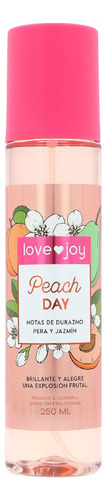 Body Mist Fragancia Peach Day Love Joy By Bioscents 250 Ml
