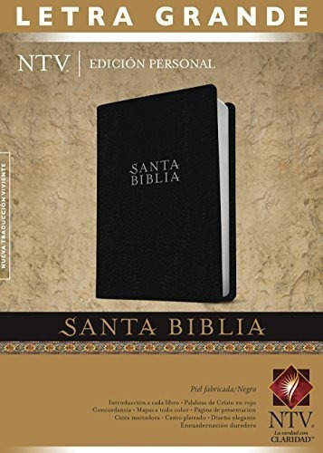 Santa Biblia Ntv, Edicion Personal, Letra Grande (spanish Ed