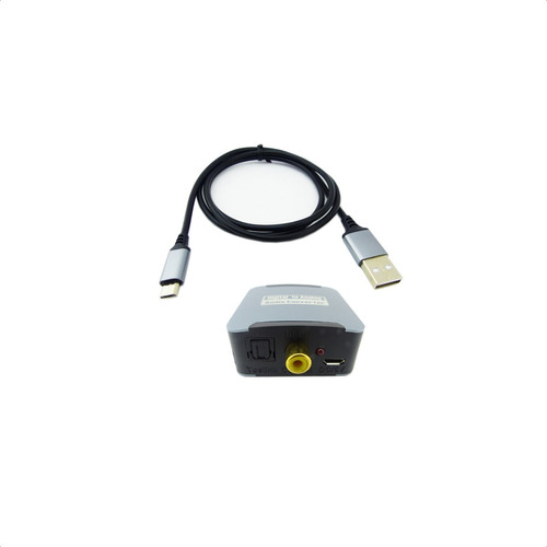 Adaptador Audio Óptico Digital A Análogo Rca  Jack 3,5 Mm