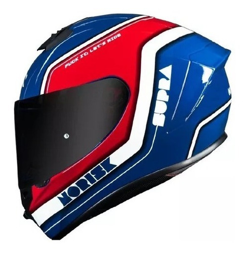 Capacete Norisk Supra Ace Cor Azul Tamanho Do Capacete 58