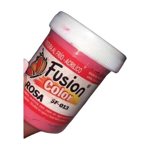 Pintura Al Frio Fusion Color X60 Ml Rosa