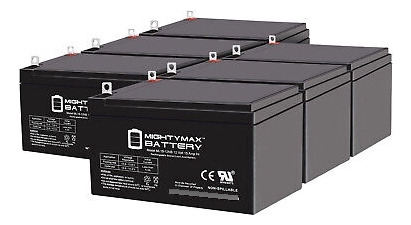 Mighty Max Ml15-12nb 12v 15ah Replaces Fp12120 Wp10-12 0 Eed