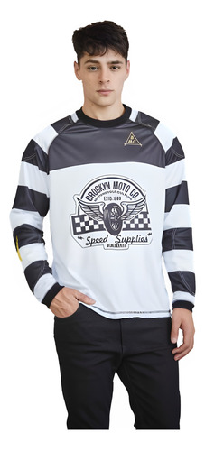 Remera Jersey Arcadia Brooklyn Moto Co.