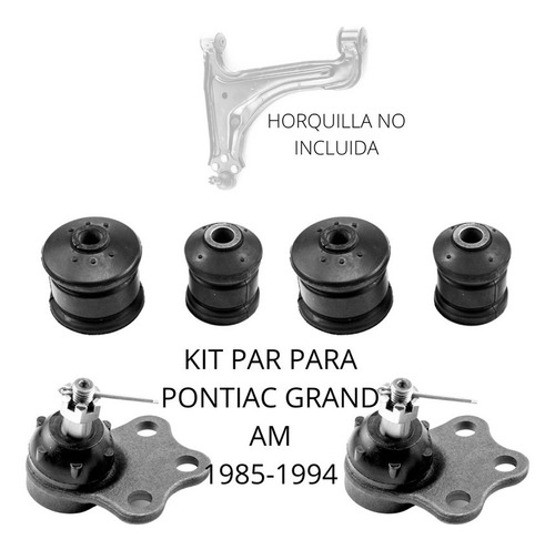 Kit Bujes Y Par Rotulas Para Pontiac Grand Am 1985-1994