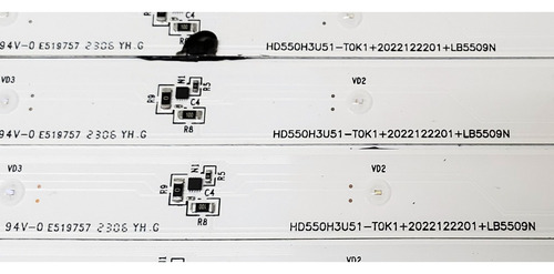 Led's Hisense Rsag7.820.13085/roh Hd550h3u51-t0k1 55'' (Usado)