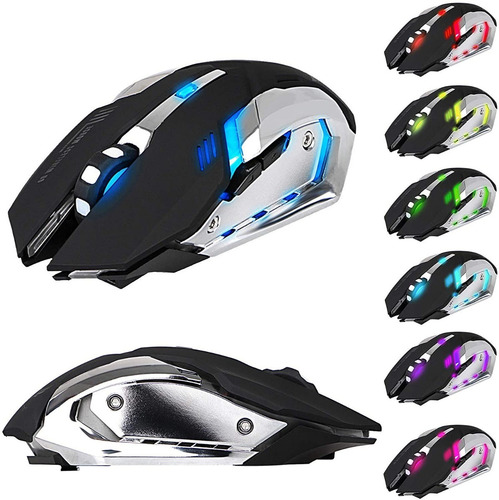 Mouse Gamer Usb Newvision 2400 Dpi Led Juegos Pc Ps4 Xbox