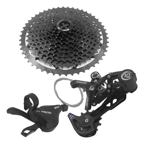 Transmision Grupo Bicicleta Beast Mtb 10 Pasos
