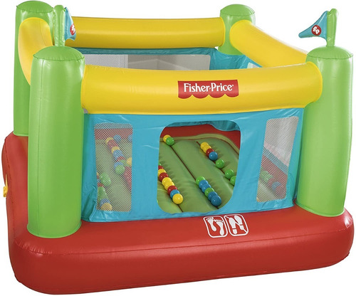 Fisher Price Saltarín Inflable Con Bomba 50 Pelotas Envio Ya