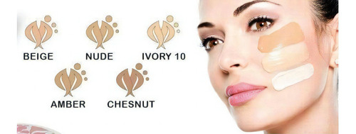 Base LĂquida Matte Con Extractos Naturales+ Spf 30 Rubrial Tono Ivory