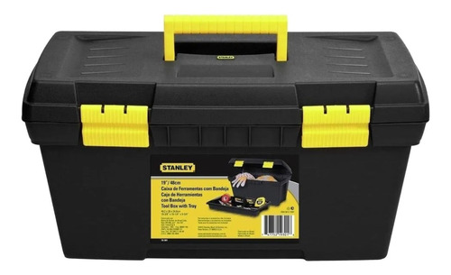 Caja De Herramientas Stanley Con Cierres Plasticos 19-301