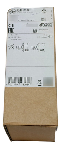 Ifm O1d100 Sensor De Distancia 0-10 M Laser