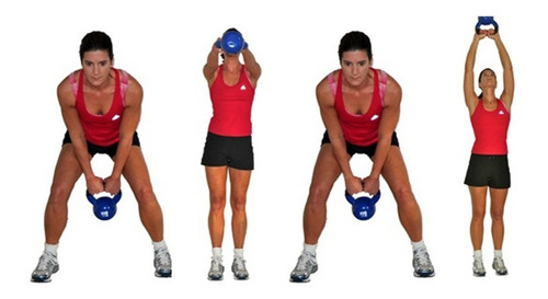 Pesa Rusa Kettlebell 2kg Pesa Rusa 2kg Pesa Ejercicio Crosfi