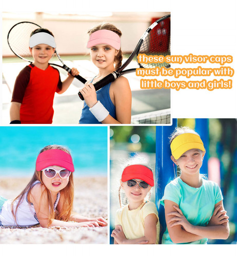Gorro Visera Infantil Uv Protección 9 Pack Verano 5 A 12 Año